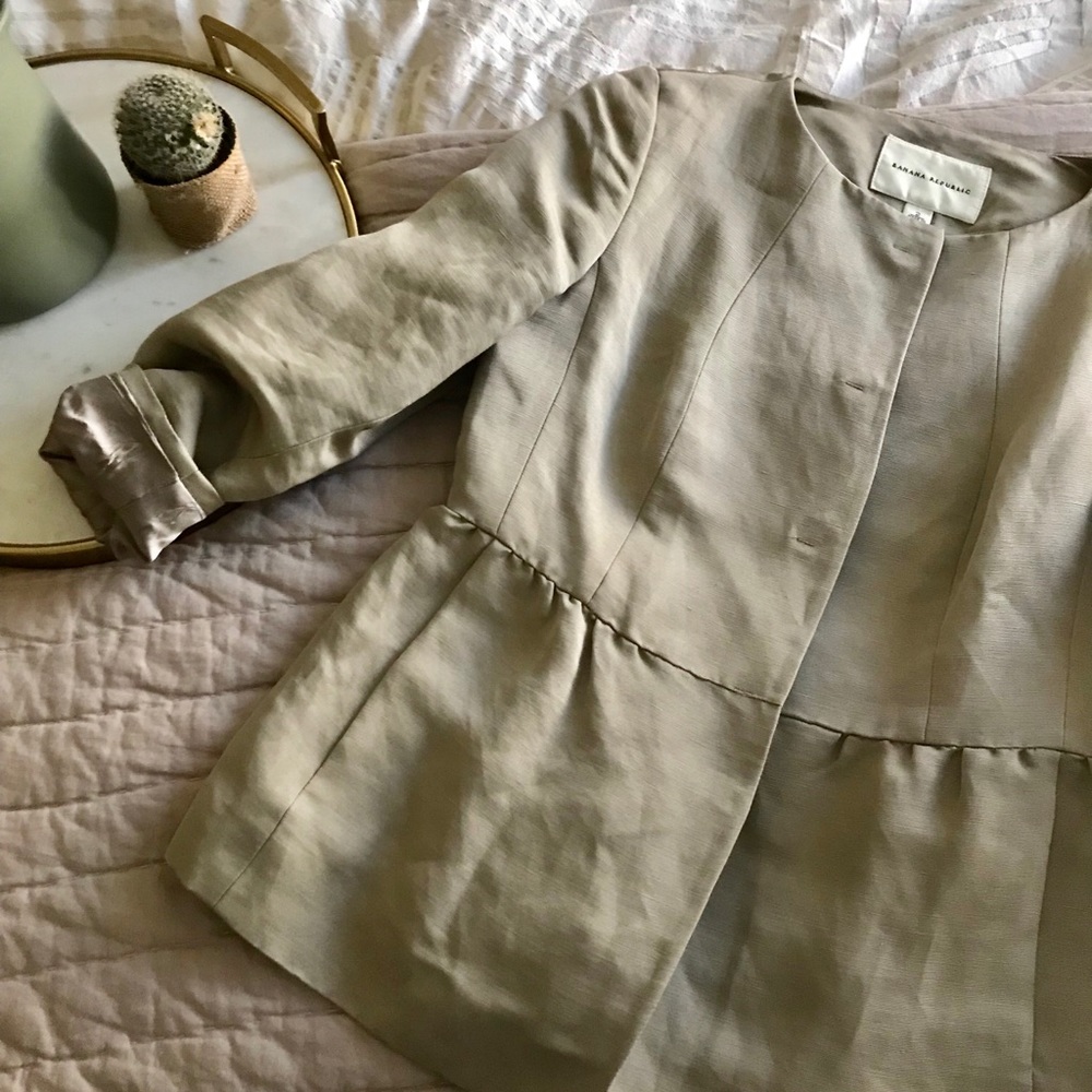 Banana Republic peplum blazer